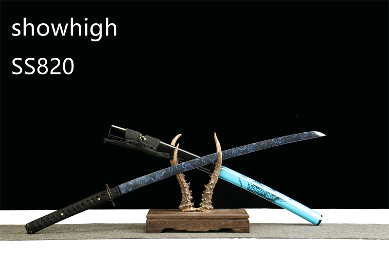 handmade T8 or 0145 carbon steel katana sword SS820