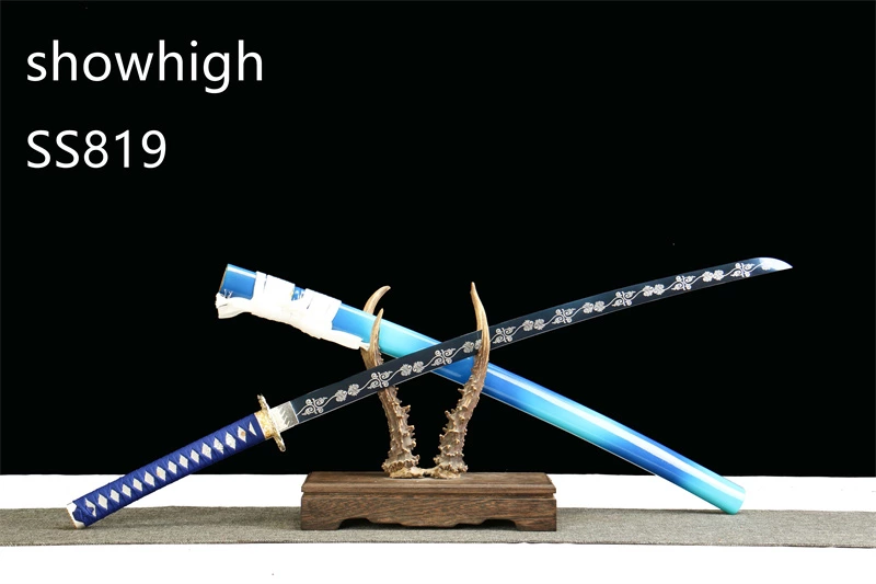 blue katana sword SS819