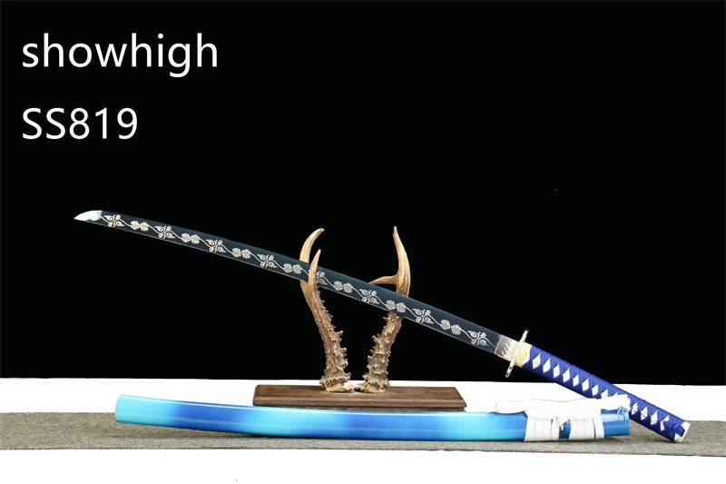 blue katana sword SS819