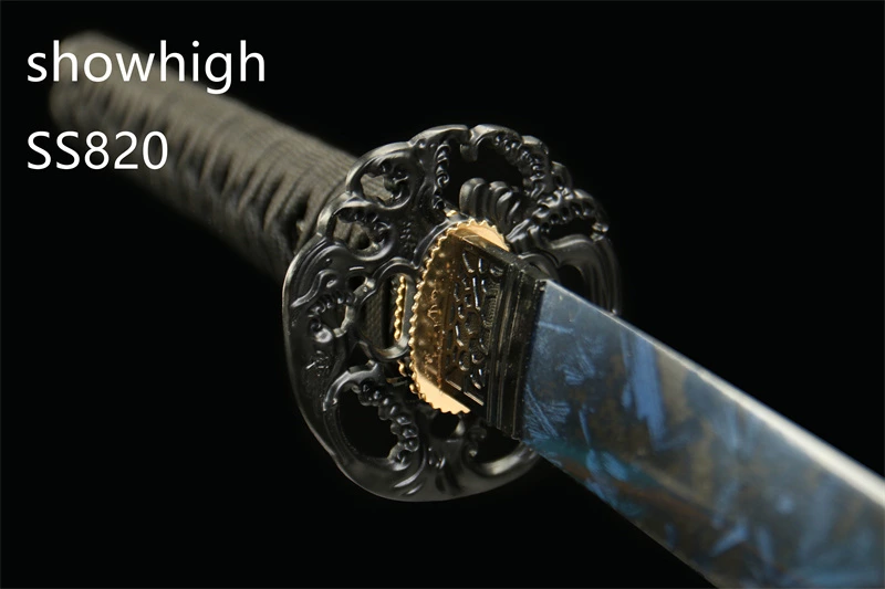 handmade T8 or 0145 carbon steel katana sword SS820