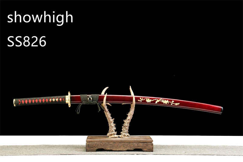 T10 real hamon katana sword SS826