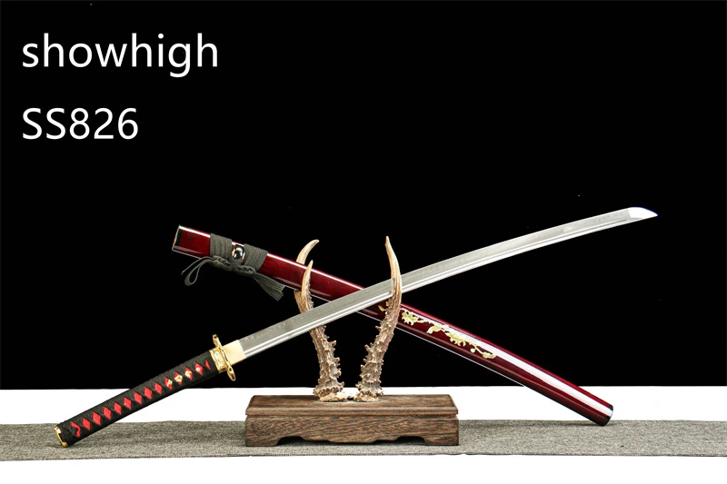 T10 real hamon katana sword SS826