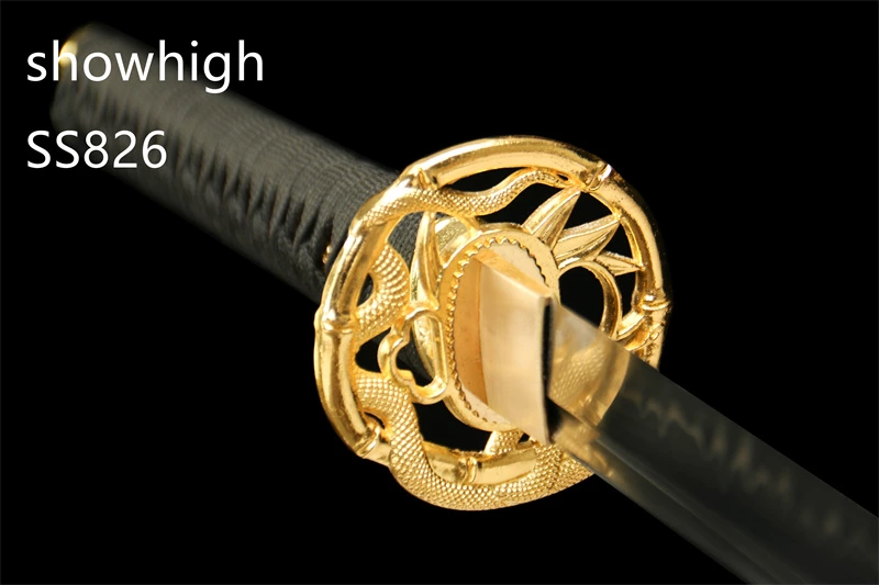 T10 real hamon katana sword SS826