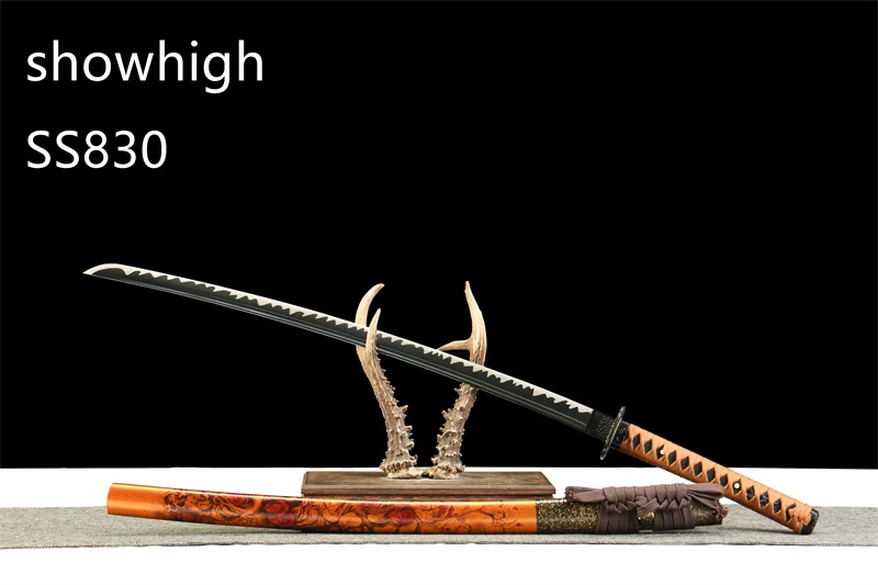 black katana sword SS830