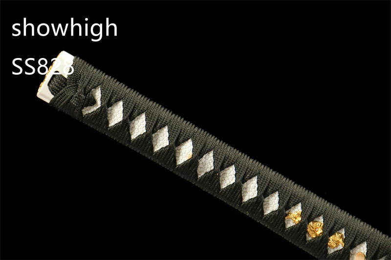 functional red damascus katana sword  SS828