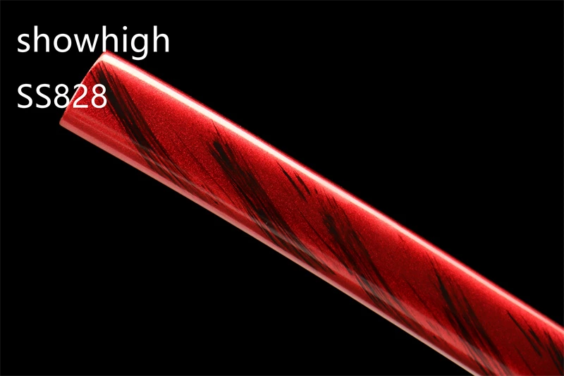 functional red damascus katana sword  SS828