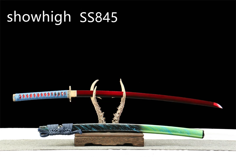 red and black katana sword SS845