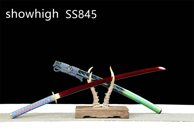 red and black katana sword SS845