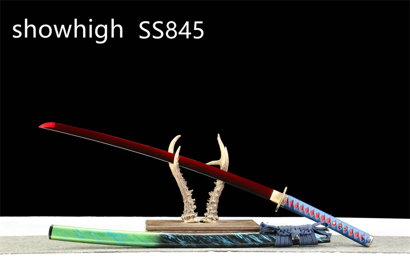 red and black katana sword SS845