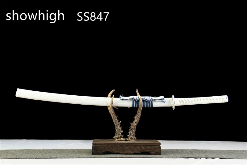 silver dragon katana sword SS847