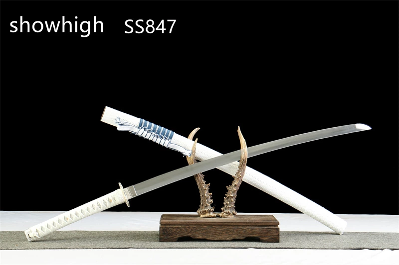 silver dragon katana sword SS847