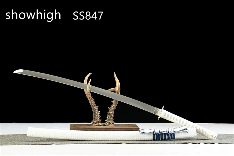 silver dragon katana sword SS847