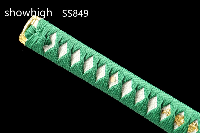 clay tempered real hamon damascus sword SS849