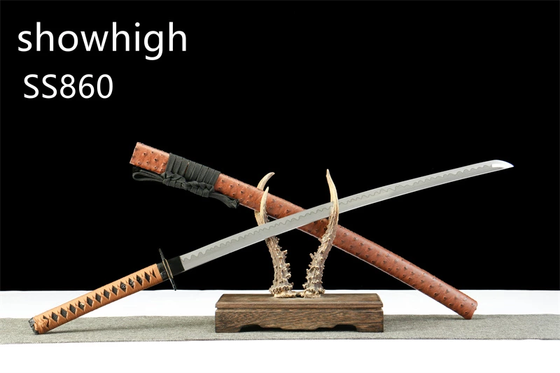 brown katana sword SS860