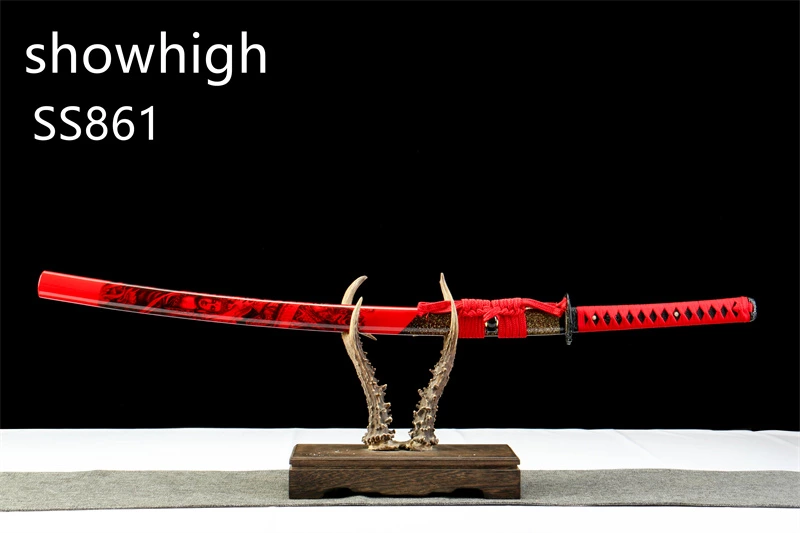 purple katana sword SS861