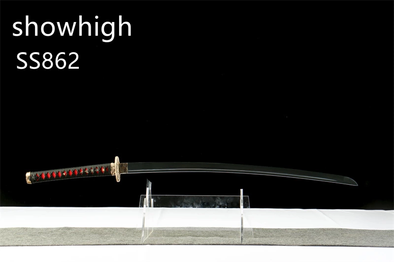 black damascus katana sword ss862