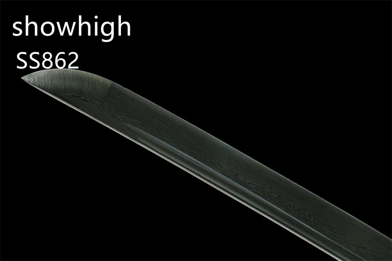 black damascus katana sword ss862