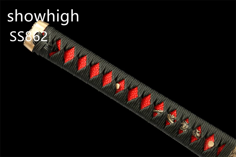 black damascus katana sword ss862