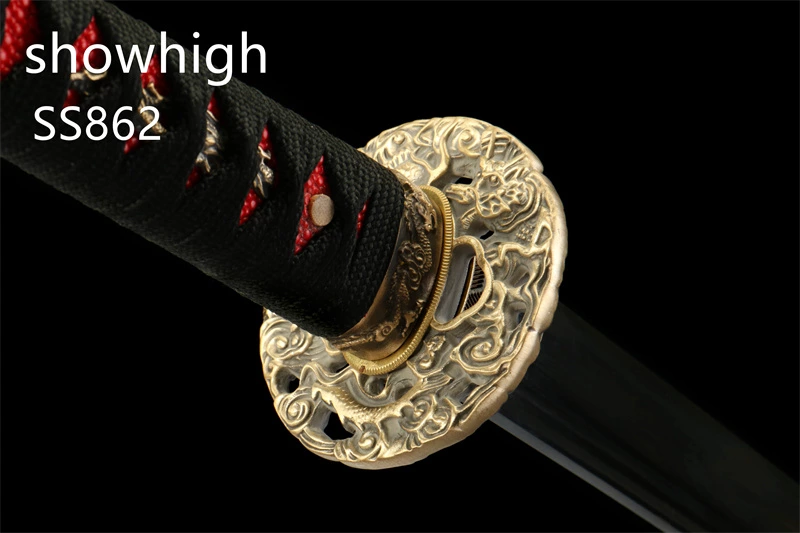 black damascus katana sword ss862