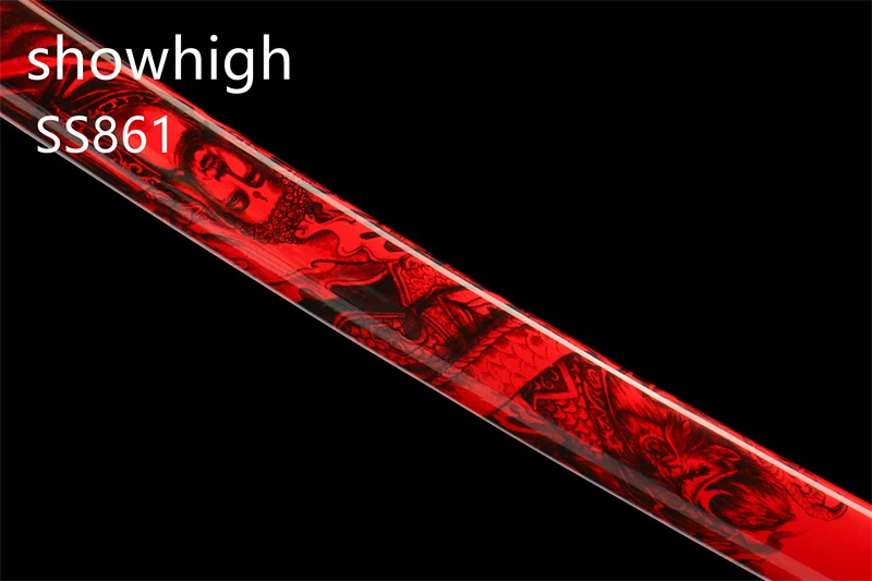 purple katana sword SS861