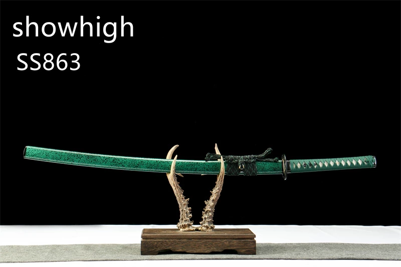 four leaf clover damascus sword katana sword SS863