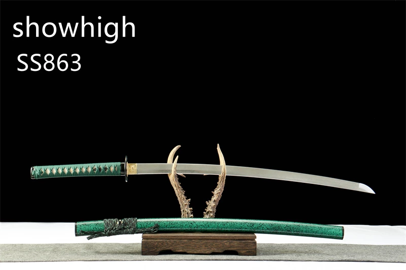 four leaf clover damascus sword katana sword SS863
