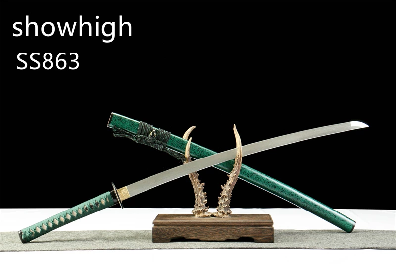 four leaf clover damascus sword katana sword SS863