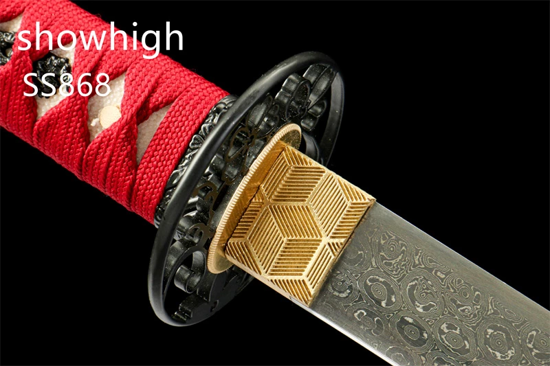 four leaf clover damascus sword SS868