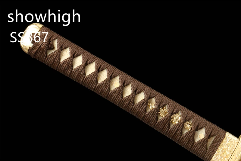 four leaf clover damascus sword SS867
