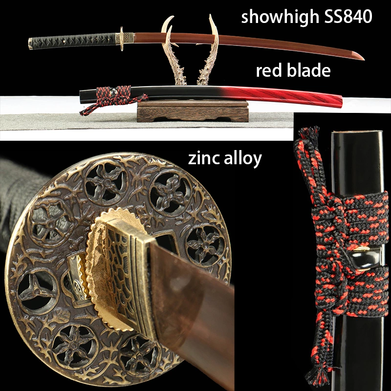 red katana sword SS840