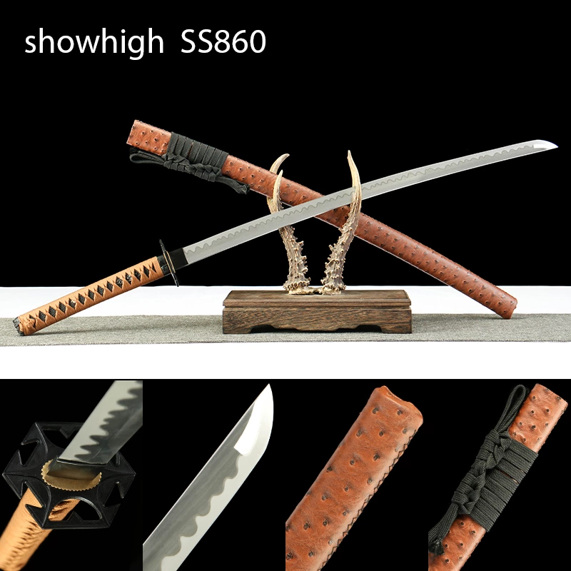 brown katana sword SS860