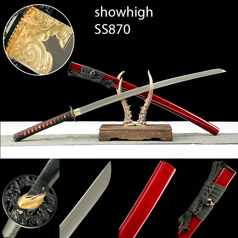 handmade high carbon katana sword SS870