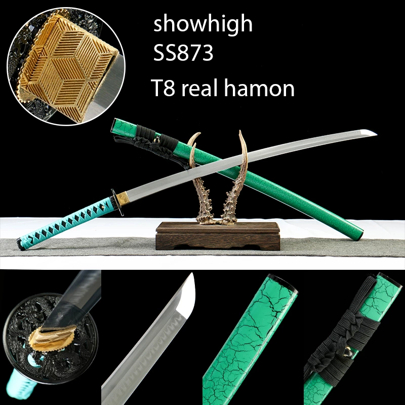handmade T8 real hamon katana sword SS873
