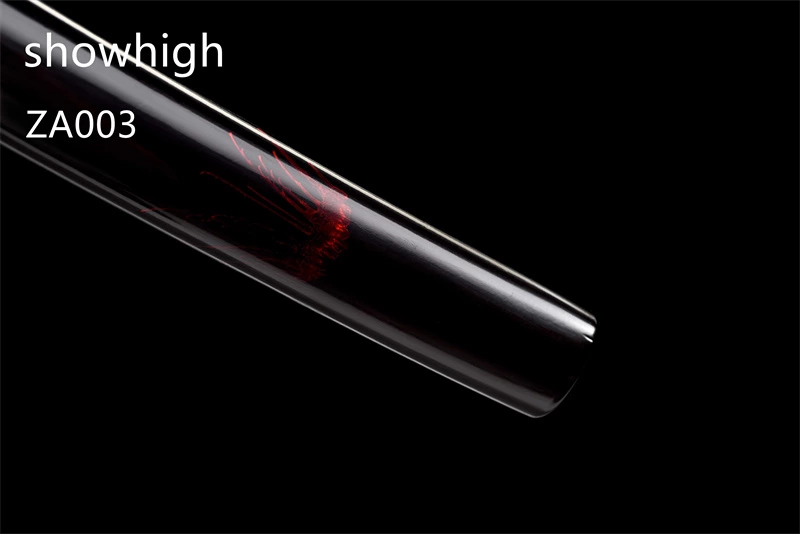 red damascus katana sword ZA003