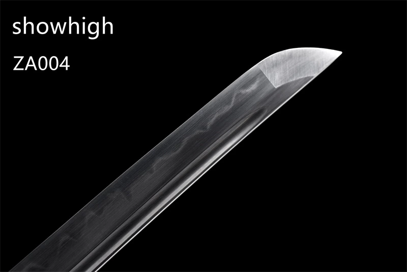 T10 clay tempered real hamon katana sword ZA004