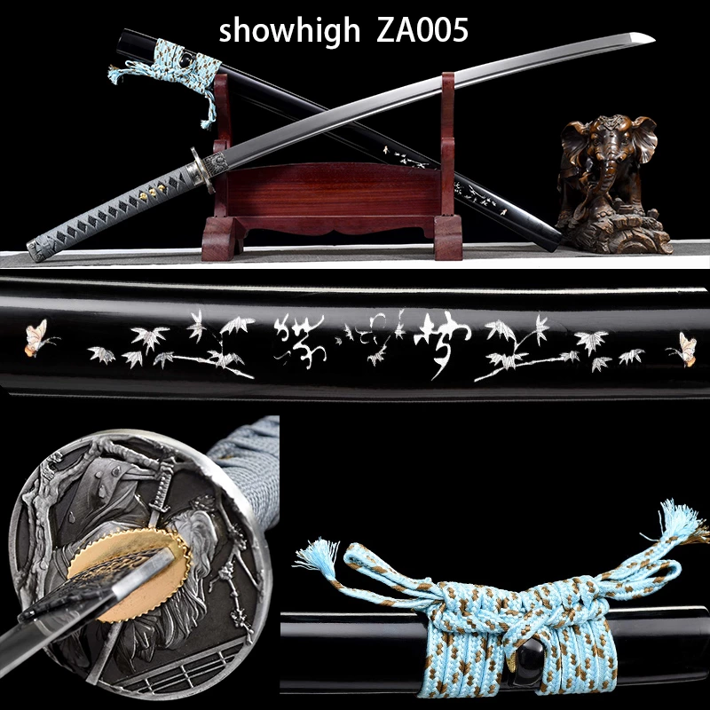 handmade carbon steel katana sword ZA005