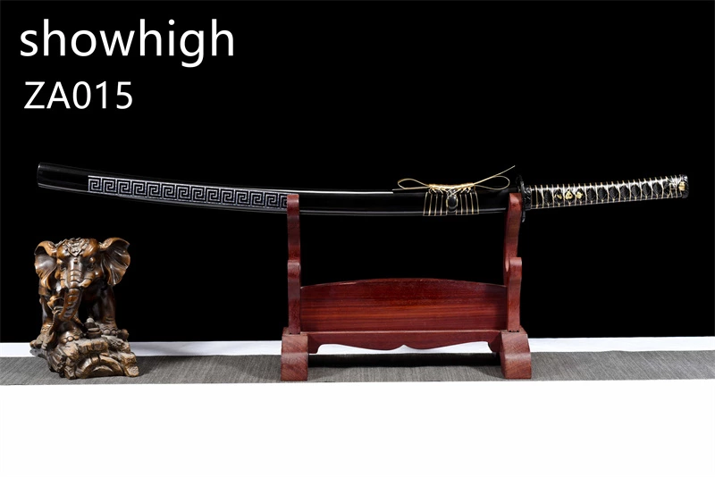 black gold katana sword ZA015