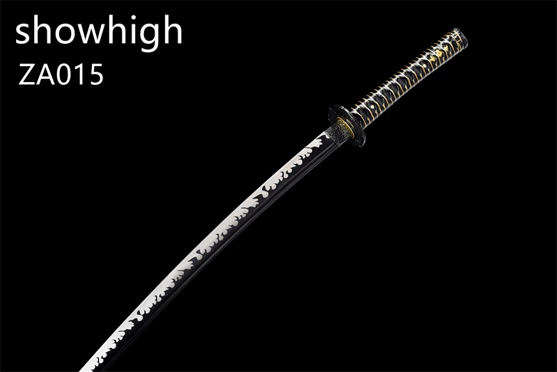 black gold katana sword ZA015