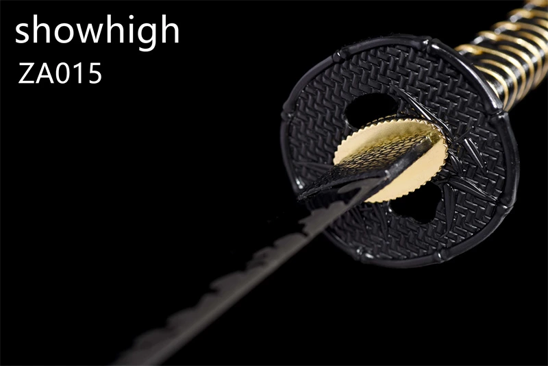 black gold katana sword ZA015