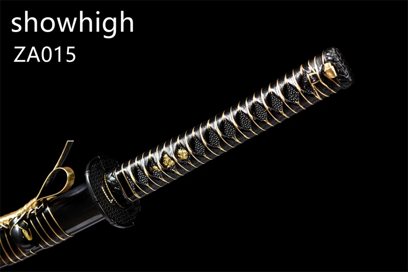 black gold katana sword ZA015