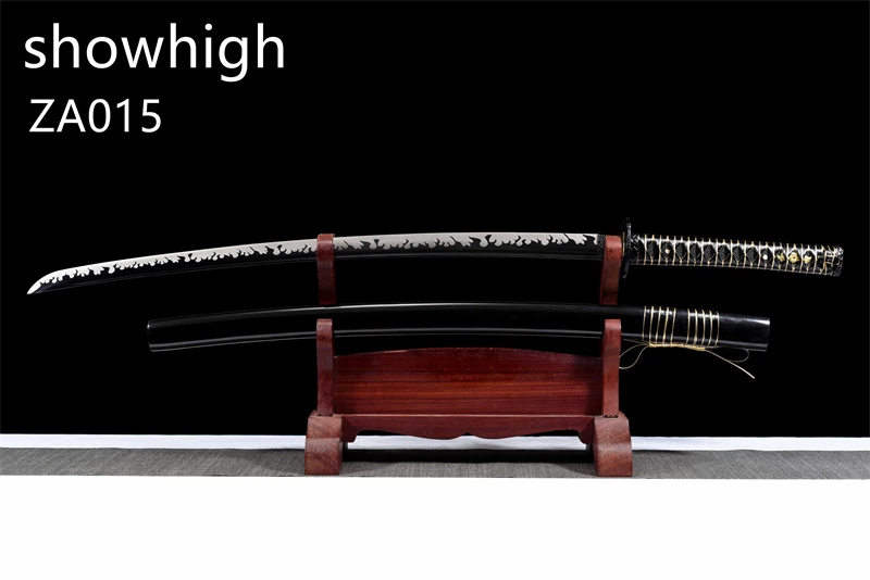 black gold katana sword ZA015