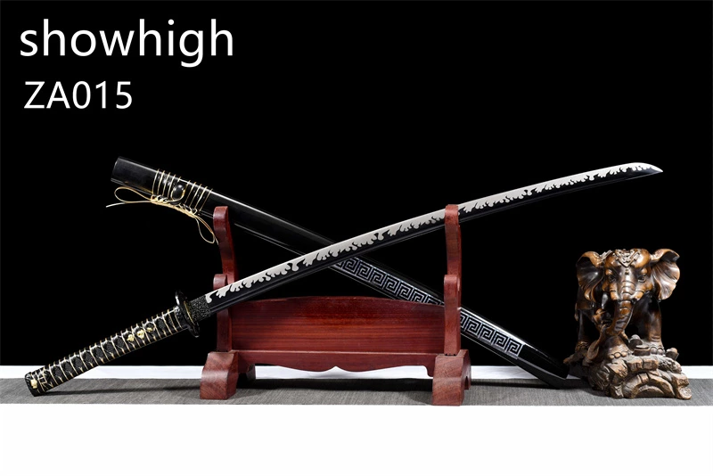 black gold katana sword ZA015