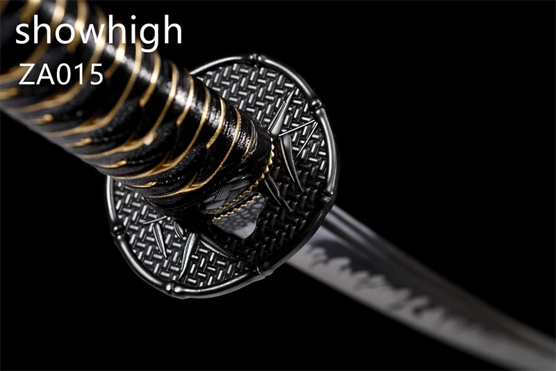 black gold katana sword ZA015