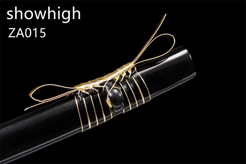black gold katana sword ZA015