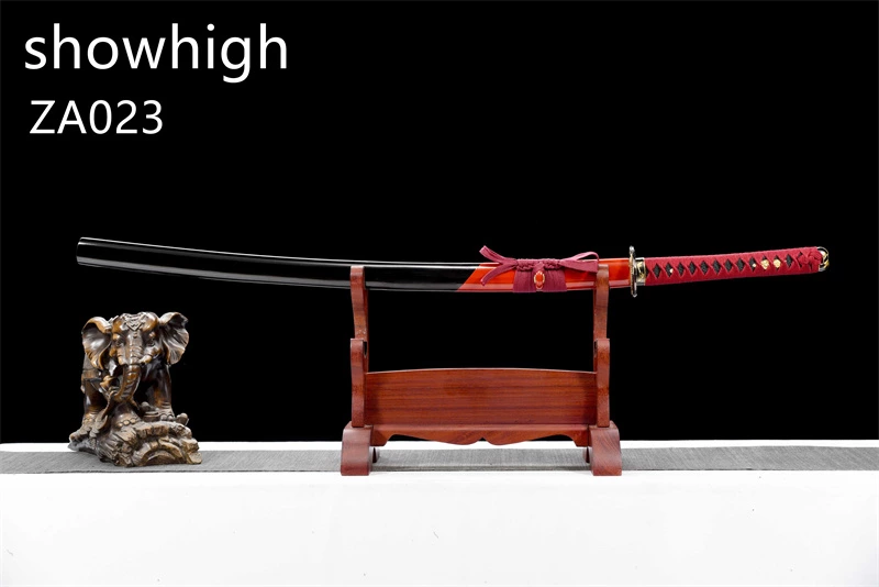 red and black katana sword ZA023