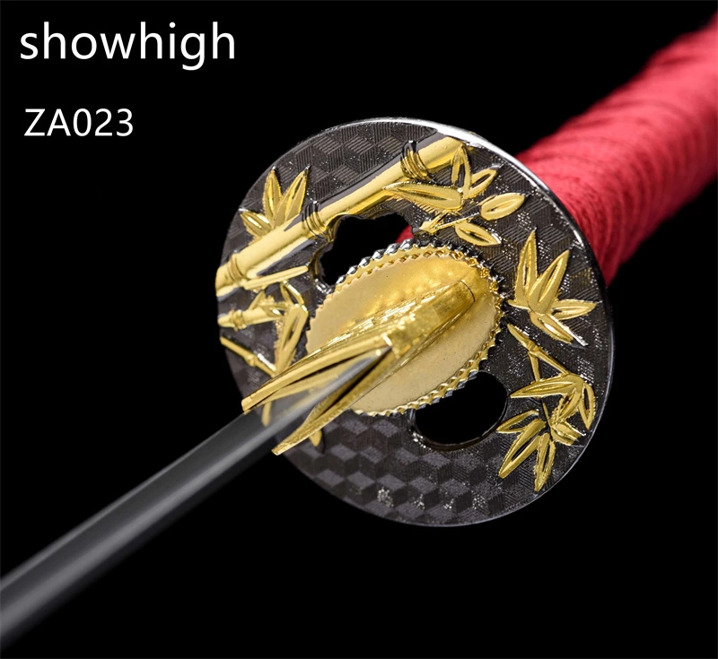 red and black katana sword ZA023