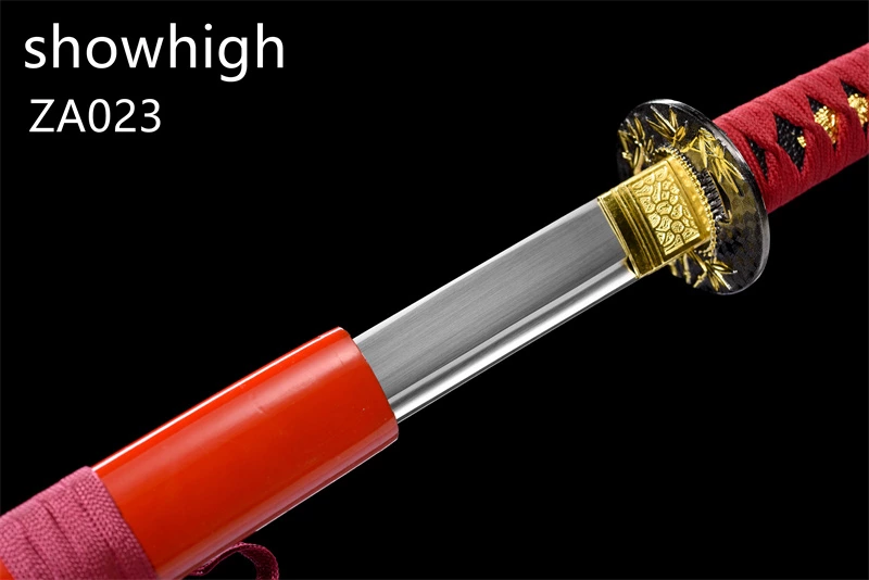 red and black katana sword ZA023