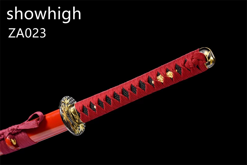 red and black katana sword ZA023