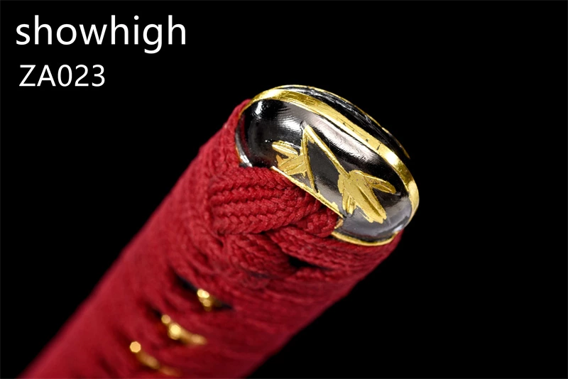 red and black katana sword ZA023