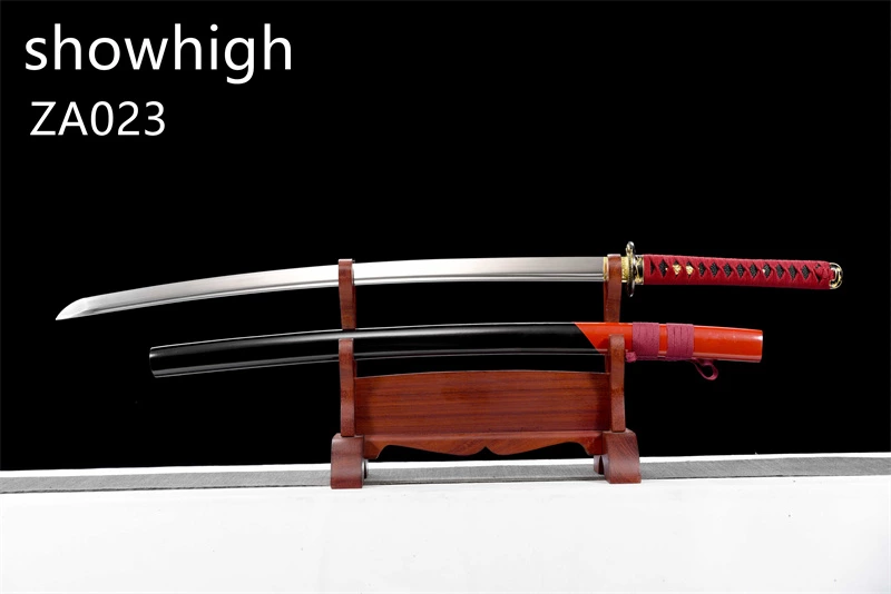 red and black katana sword ZA023